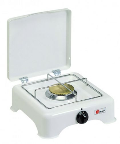 Komfoor 1-pits Met Deksel Wit