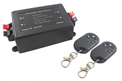 Led Dimmer 8a +2x Afstandsbediening
