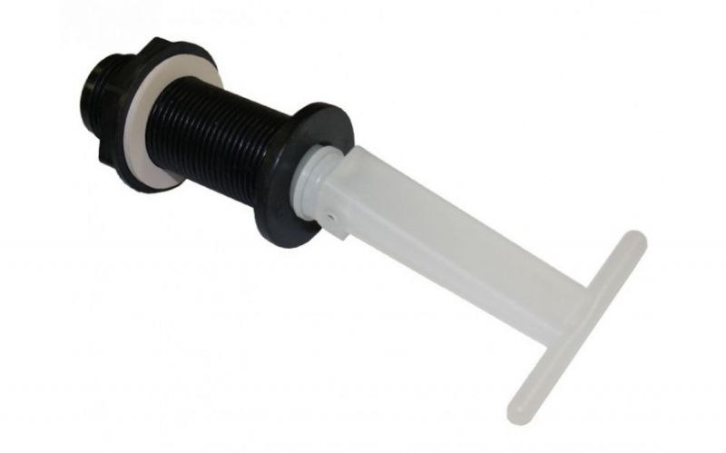 Leegloopventiel Met Bodemdoorvoer