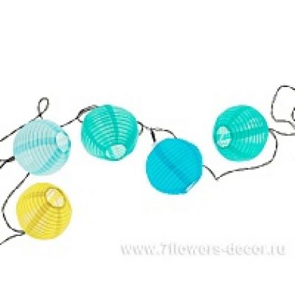 Lichtslinger 10 Lampions Kleur Solar