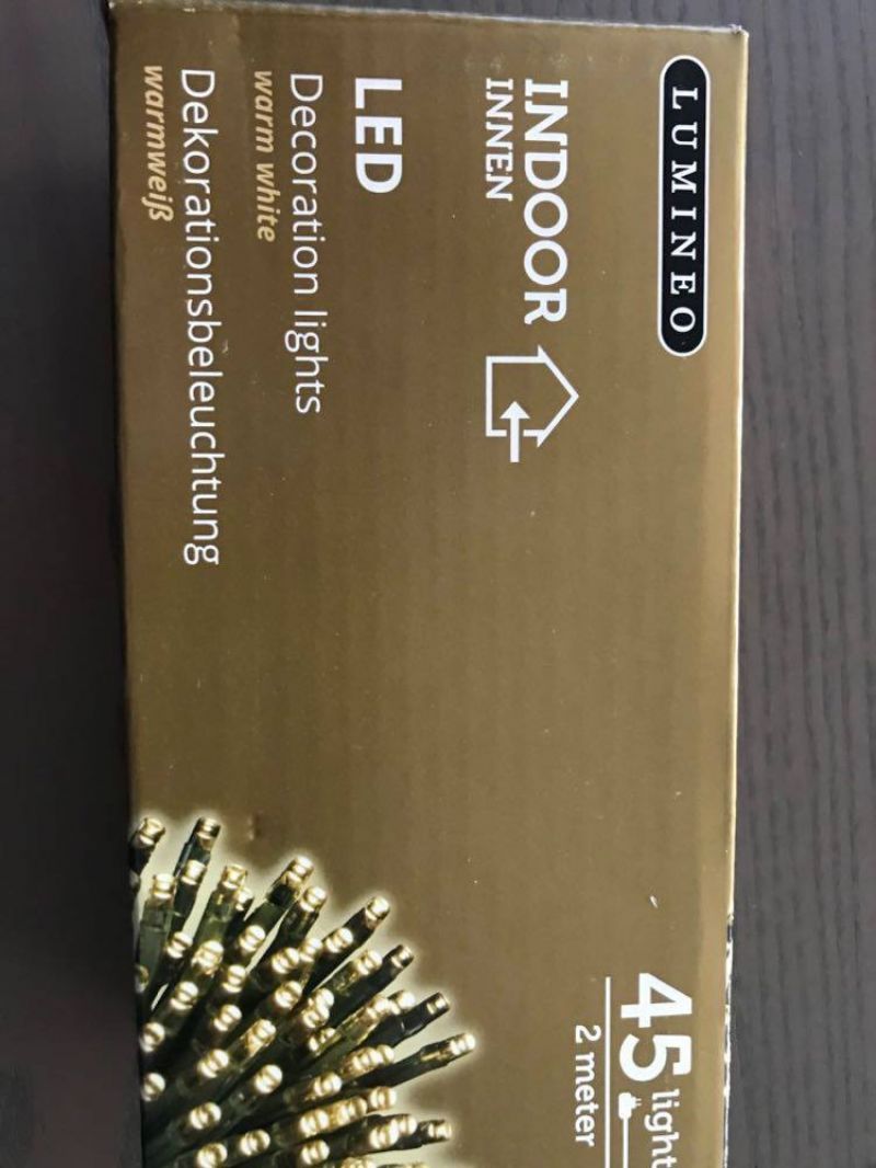 Lichtsnoer Deco 1.95m-45l Transparant