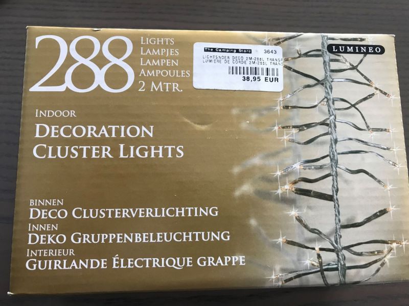 Lichtsnoer Deco 2m-288l Transparant