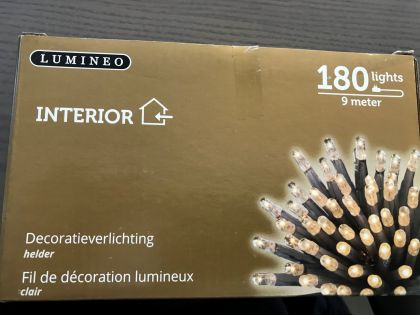Lichtsnoer Deco 9m-180l Transparant