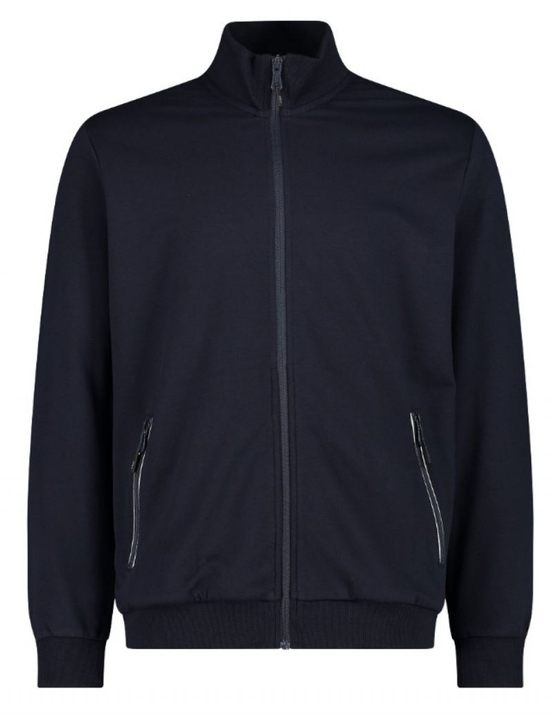 Man Co Jacket 48 Black Blue Cmp