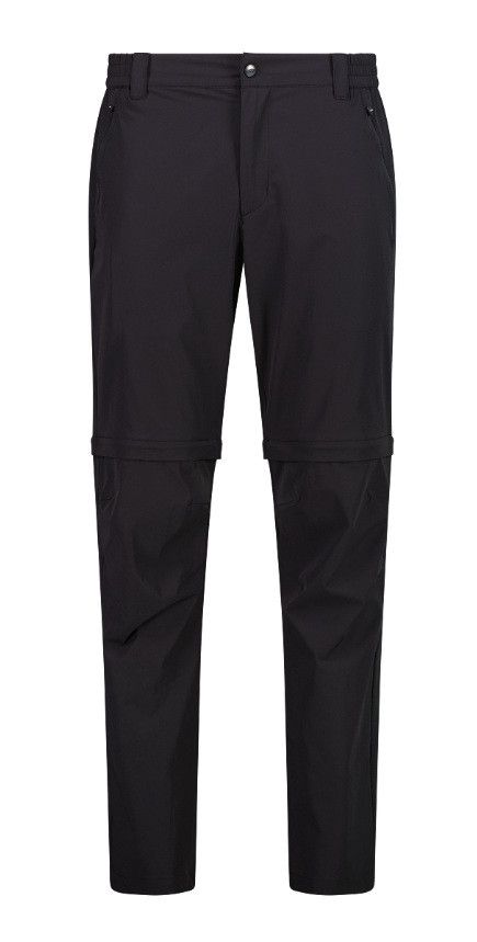 Man Zip Off Pant 58 Antracite Cmp