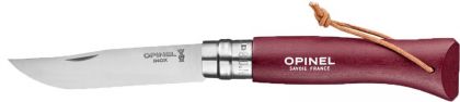 Opinel Couteau  7 Rvs Colorama Burg.rouge