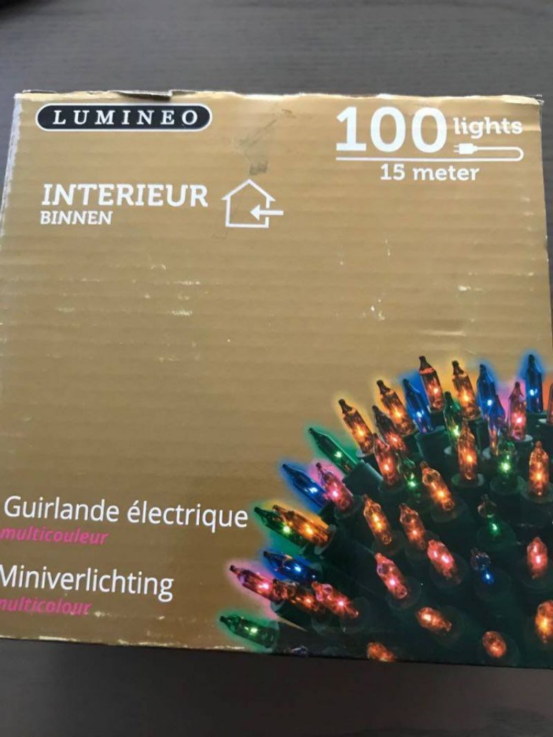 Miniverl. Grote Lamph 15m-100l Groen/mul