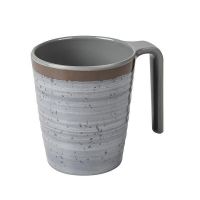 Mok Halo 4-dlg Grijs Melamine