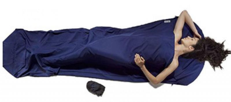 Mummy Liner Microfiber Blue Cocoon
