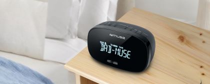 Muse M 150 Cdb Clock Radio Black