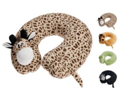 Coussin Nuque Animal Peluche Enfant Ass.