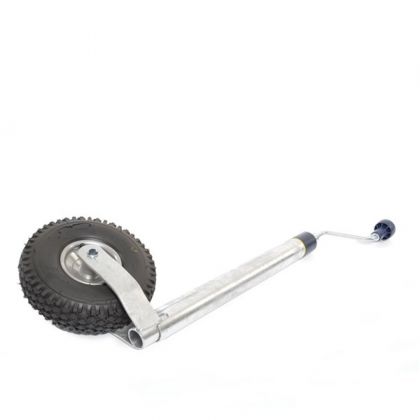 Roue Jockey A/pese-timon Pneu Gonflable