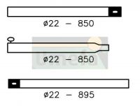 Faitiere 22mm 180-250cm Acier