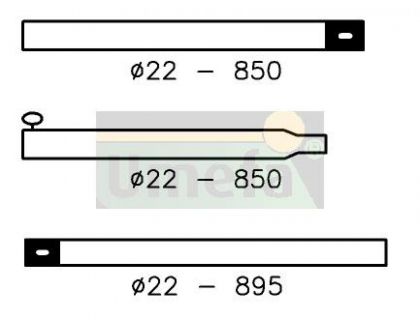 Faitiere 22mm 180-250cm Acier