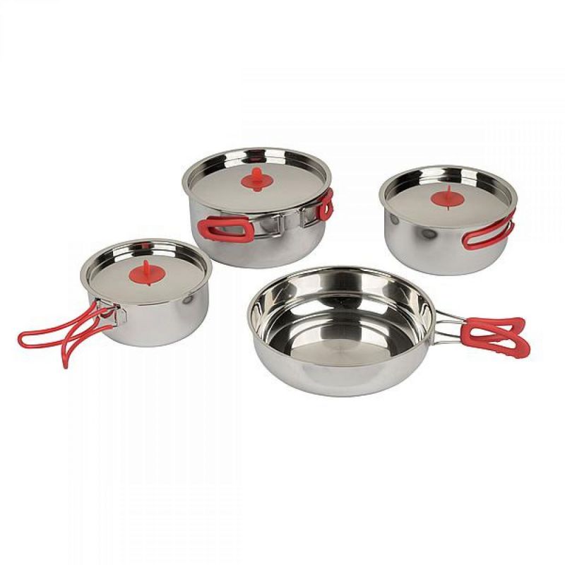 Pannenset Travel 4-dlg Rvs Urban Outdoor