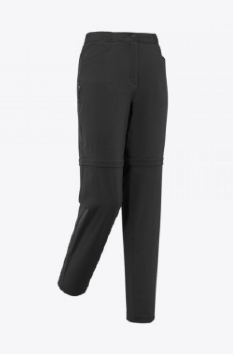 Pants Zip-off Active L Women Black