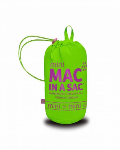 Mac In A Sac Parka Mias 5/7 Neon Green Kids