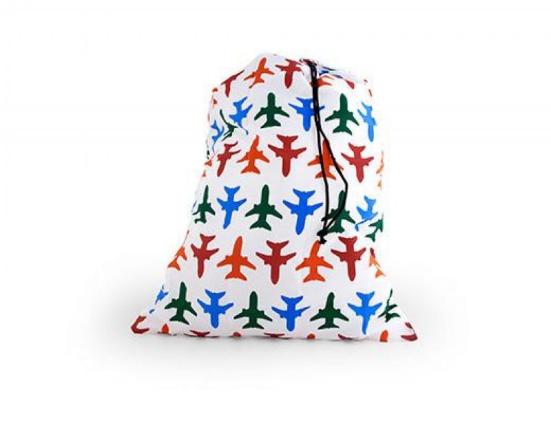 Kikkerland Planes Travel Laundry Bag 