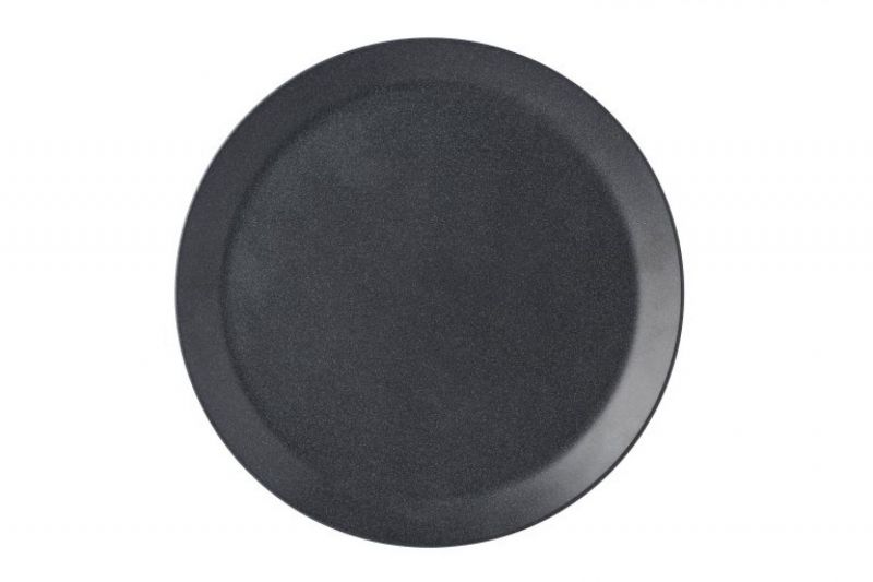 Assiette Plate Bloom 280 Pebble Black