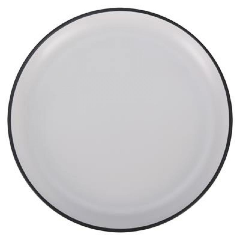 Plat Bord Melamine 21cm Wit