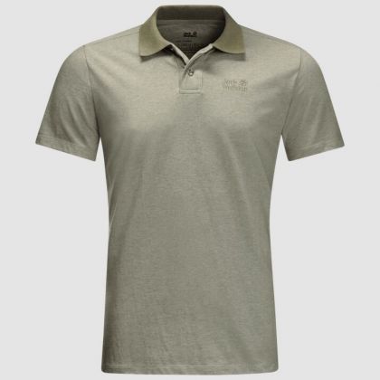 Jack Wolfskin Polo Pique S Men Kahki