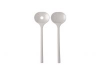 Saladebestek Bloom 2dlg Pebble White