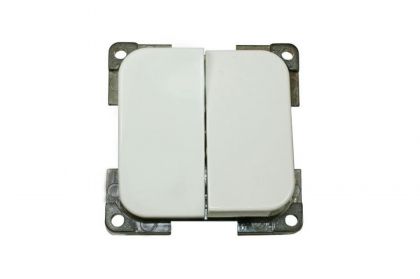 Schakelaar Dubbel Wit