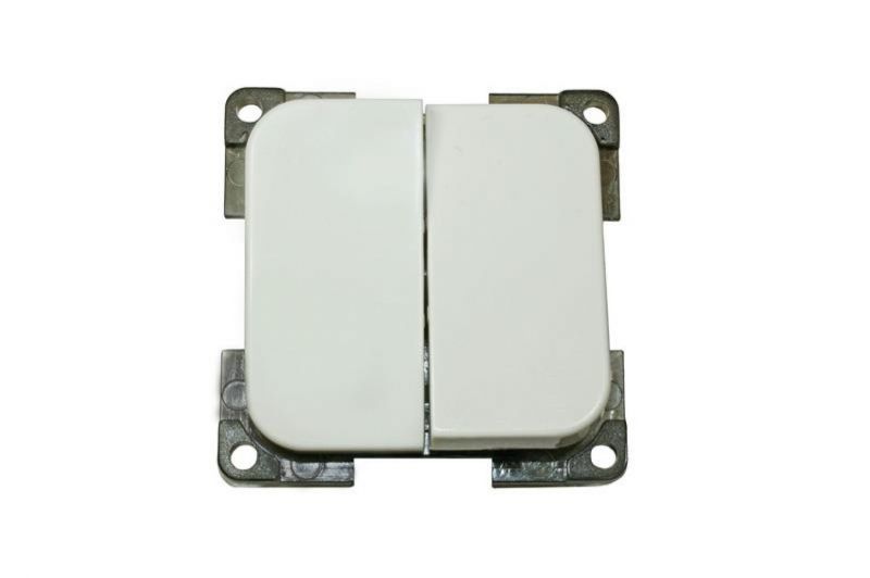 Schakelaar Dubbel Wit