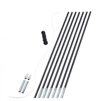 Set Boogstokken 11mm 7x60cm Fiberglas