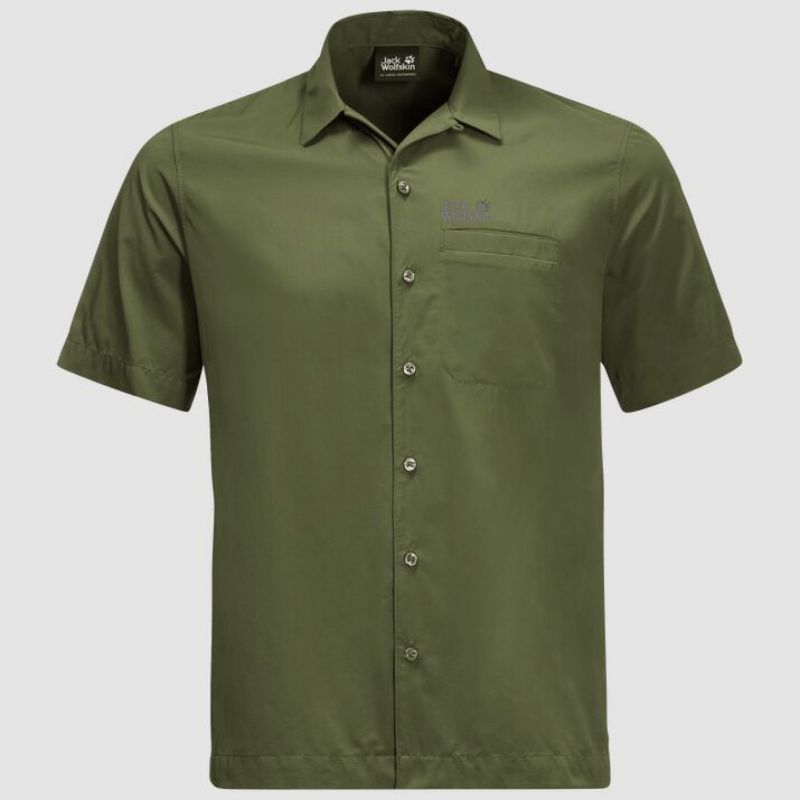 Jack Wolfskin Shirt Atacama L Men Greenwood