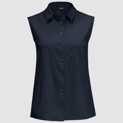 Jack Wolfskin Shirt Sonora Sls Xl Women Midnight Blue