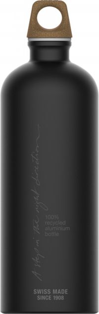 Sigg Fles 1l Plain Black Myplanet