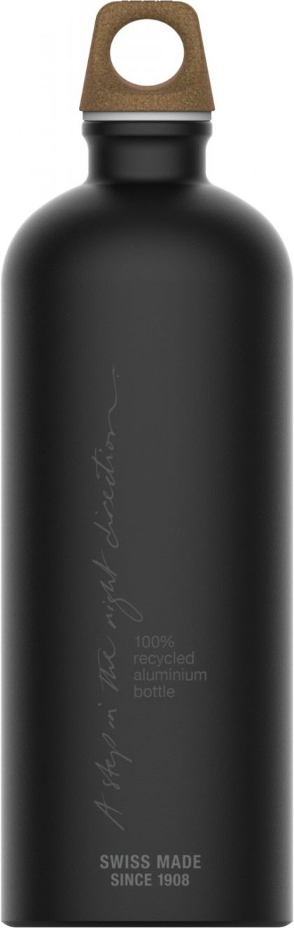 Sigg Fles 1l Plain Black Myplanet