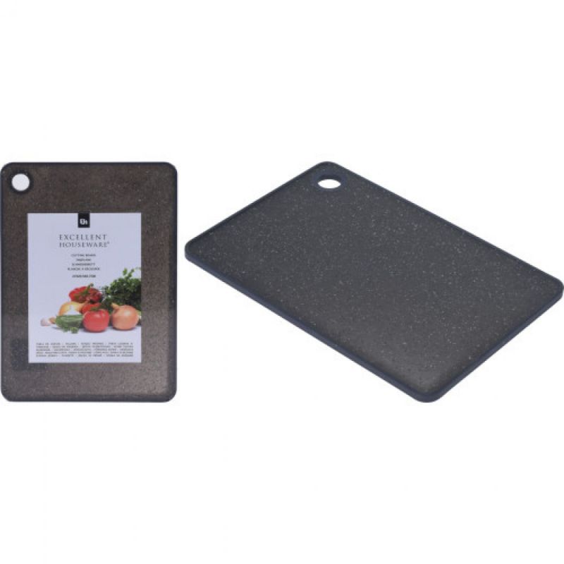 Snijplank 27x20,5x0,7cm Zwart