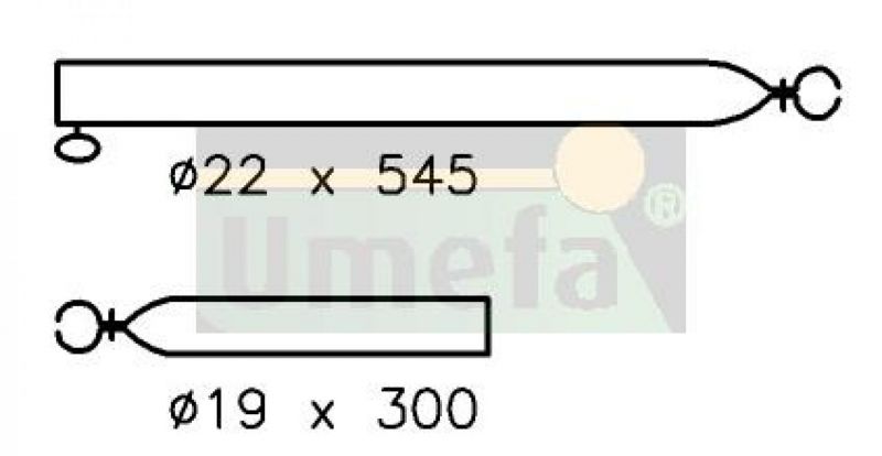 Barre Anti-poche 22mm 50-70cm