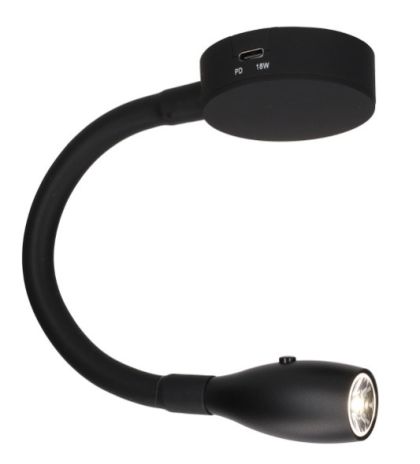 Spot Furnari 2.0 Flex Usb-c 10-15v Zwart