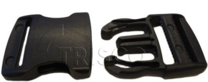 Steekgesp 50mm Zwart