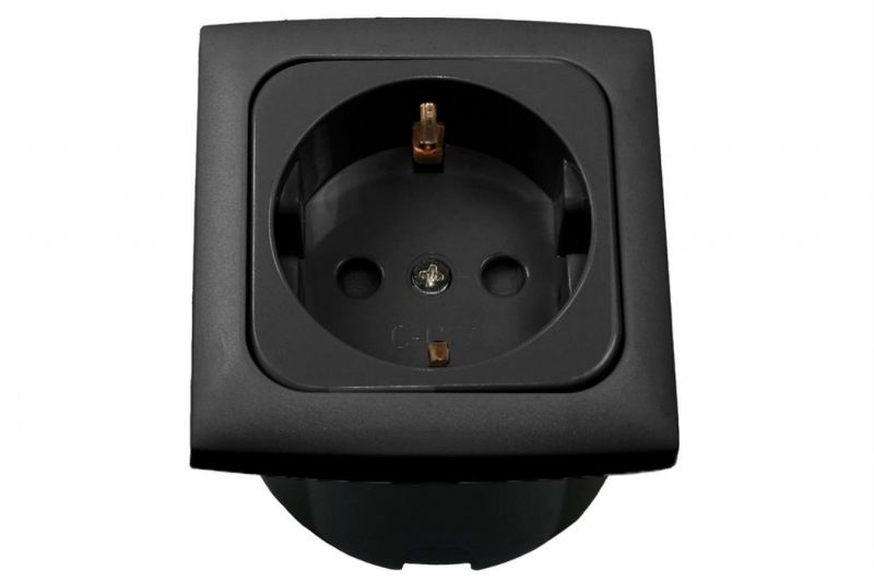 Stopcontact + Afdekraam + Doos Antra