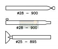 Stormstok 28mm 170-260cm + Klapvoet