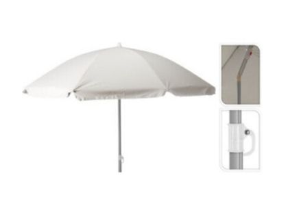Strandparasol D200cm Creme