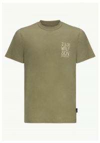 JACK WOLFSKIN Jack Wolfskin T-shirt Jack Tent L Men Bay Leaf