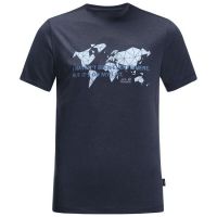 JACK WOLFSKIN Jack Wolfskin T-shirt Jwp World L Men Night Blue
