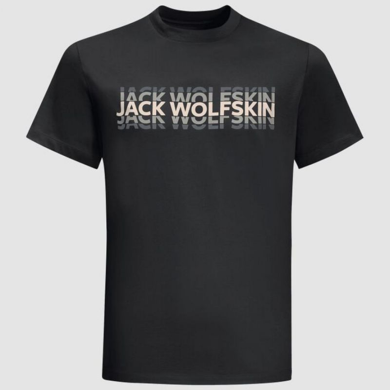 Jack Wolfskin T-shirt Strobe Xxxl Men Black