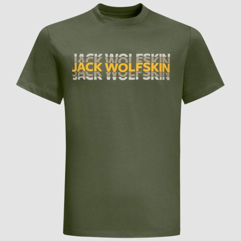 Jack Wolfskin T-shirt Strobe Xxxl Men Greenwood