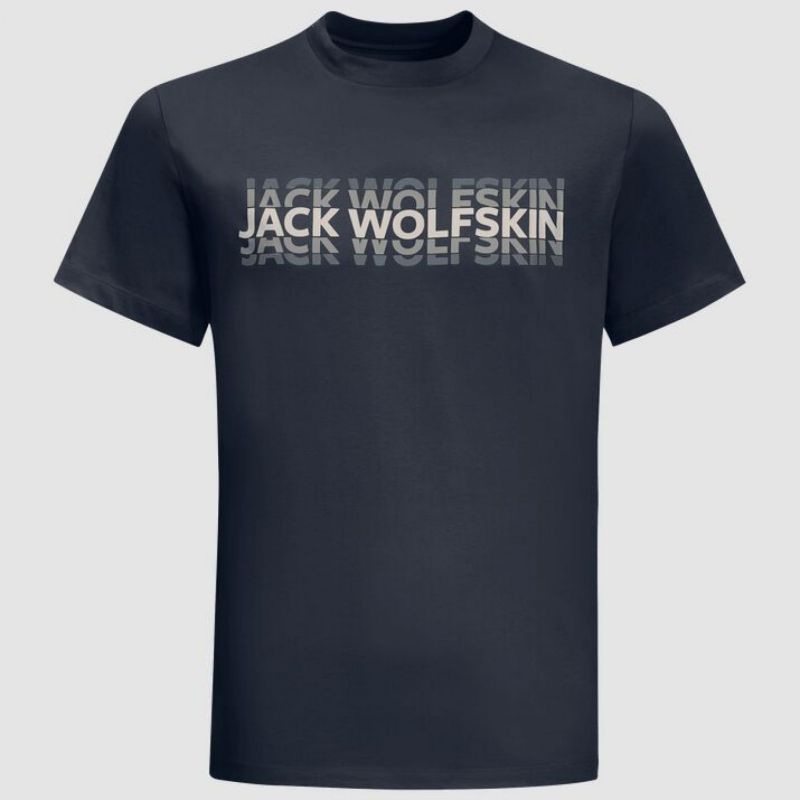 Jack Wolfskin T-shirt Strobe Xxxl Men Night Blue