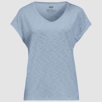 JACK WOLFSKIN Jack Wolfskin T-shirt Travel M Women Blue Fog