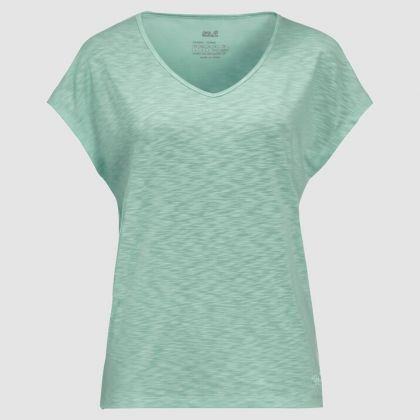 Jack Wolfskin T-shirt Travel Xl Women Light Jade
