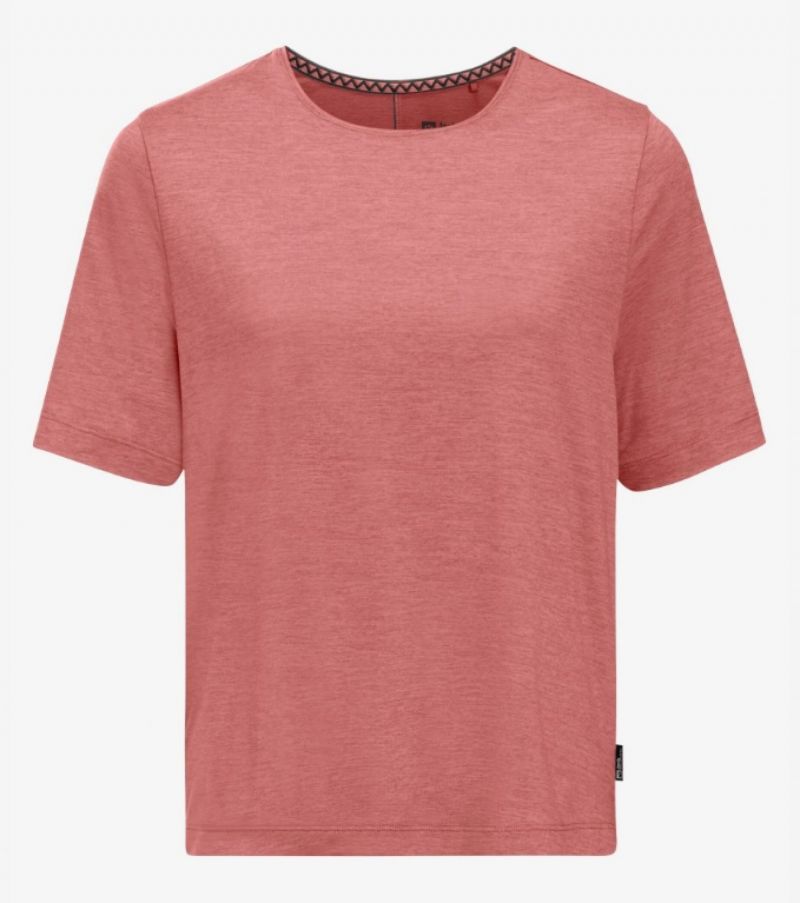 T-shirt Travel Xl Women Mineral Red