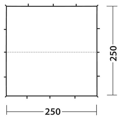 Tarp 2.5x2.5m Pro Vert Robens