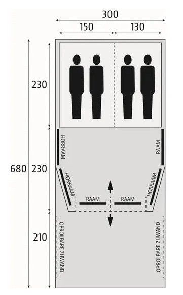 Tent Airwave 300 Deluxe Rstc Forest